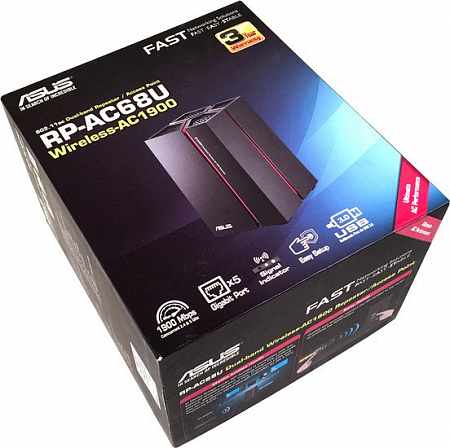 Точка доступа ASUS RP-AC68U
