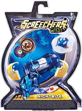 Трансформер Screechers Wild Машинка-трансформер Найтбайт л1