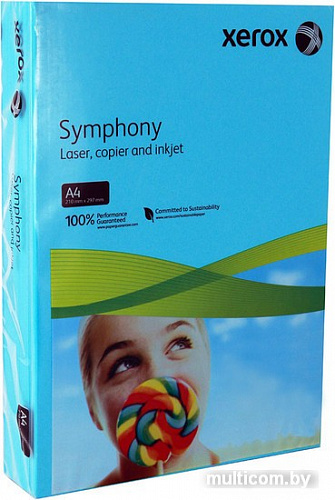 Офисная бумага Xerox Symphony Aqua Blue A4, 500л (80 г/м2) [003R94120]