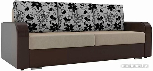 Диван Лига диванов Мейсон 102140 (бежевый/коричневый/серый)