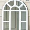 Зеркало eMZe 60x80 UV.ARC.WIND.60.80.BEL (белый с УФ-окантовкой)