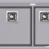 Кухонная мойка Aquasanita Delicia SQD150AW (alumetallic 202)