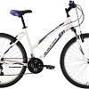 Велосипед Black One Alta 26 Alloy р.18 2021 (белый/фиолетовый)