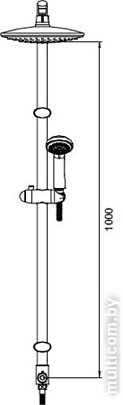Душевая система IDDIS Elansa ELASB3FI76