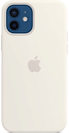 Чехол Apple MagSafe Silicone Case для iPhone 12/12 Pro (белый)