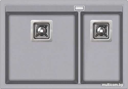 Кухонная мойка Aquasanita Delicia SQD150AW (alumetallic 202)