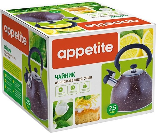 Чайник со свистком Appetite LKD-049BR