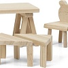 Мебель для кукольного домика Lundby Стол и стулья Сделай сам 60906400