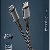 Кабель Olmio USB Type-C - USB Type-C 040275 (1.2 м, черный)