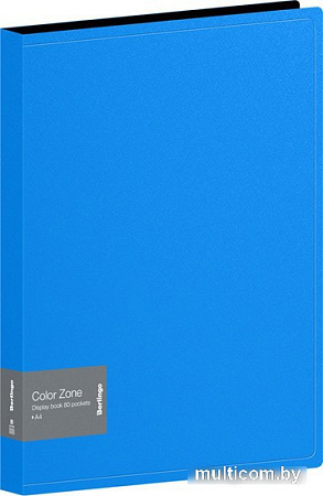 Папка для бумаг Berlingo Color Zone AVp_80102 (80 вкладышей, синий)