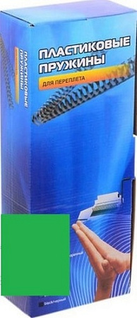 Пластиковая пружина для переплета Office-Kit 19 мм (зеленый)