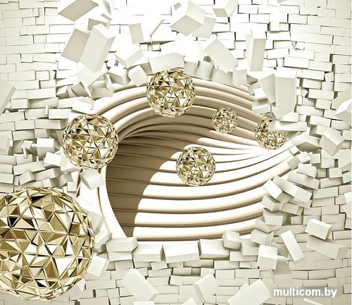 Фотообои Citydecor Стена 3D с защитным покрытием 300x260