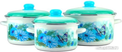 Набор кастрюль Эмаль Юлия 2-3099/6