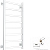 Полотенцесушитель Ростела Экспи Квадро V30 1/2&amp;quot; 8 перекладин 40x100 см (белый)