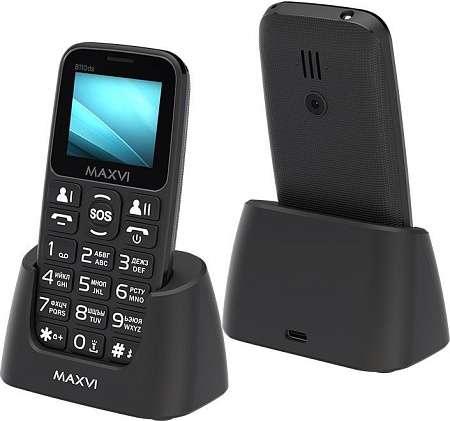 Телефон Maxvi B110ds (черный)