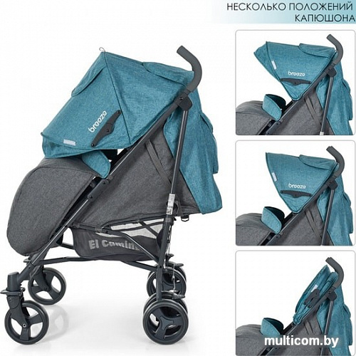 Коляска прогулочная «трость» El Camino Breez ME1029 (ocean)