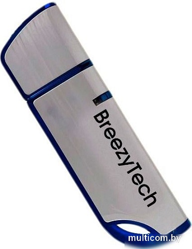 USB Flash BreezyTech U012 64GB (серебристый/синий)