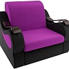 Кресло Лига диванов Меркурий 100676 80 см (фиолетовый/черный)