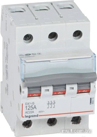 Выключатель нагрузки Legrand DX3-IS 125A 3P 406470