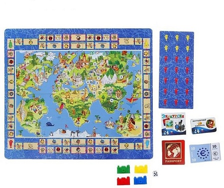 Настольная игра Play Land Кругосветное путешествие