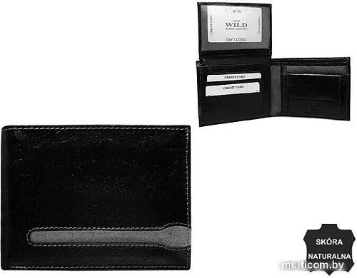 Портмоне Cedar 107-VH (черный)