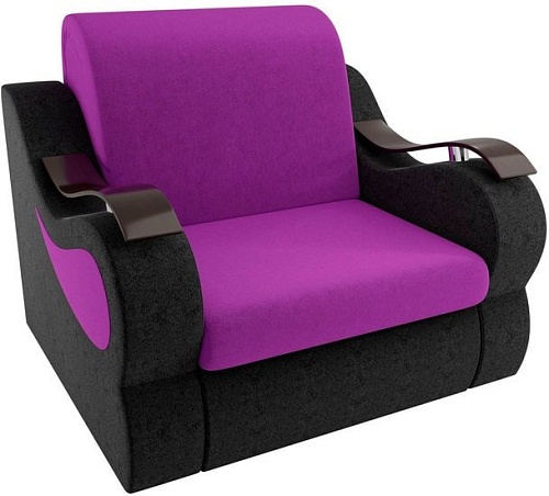 Кресло Лига диванов Меркурий 100676 80 см (фиолетовый/черный)