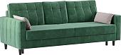 Диван Нижегородмебель Арно ТД 566 (хвойный зеленый/молочно-серый)