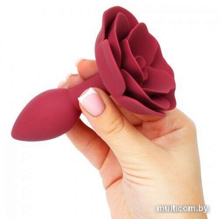 Анальная пробка Kissexpo с розой S 272000228