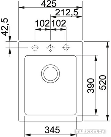 Кухонная мойка Franke MRG 610-42 (миндаль)