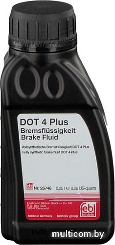 Тормозная жидкость Febi DOT 4 Plus 0.25л