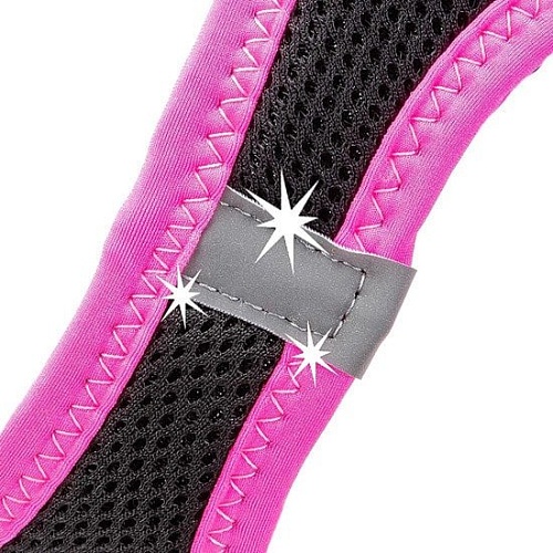 Шлейка Ferplast Kaori P 75469050 (M, черный/розовый)