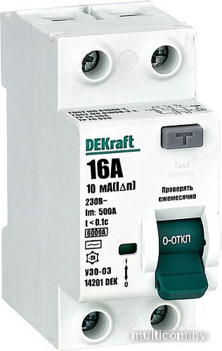 Schneider Electric DEKraft УЗО-03 14210DEK