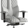 Кресло Kulik System Business Design (экокожа, белый с подголовником)