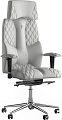 Кресло Kulik System Business Design (экокожа, белый с подголовником)