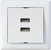 Розетка USB Mutlusan Daria 2120 449 0101 (белый)