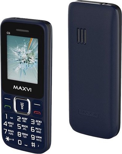 Мобильный телефон Maxvi C3i (маренго)