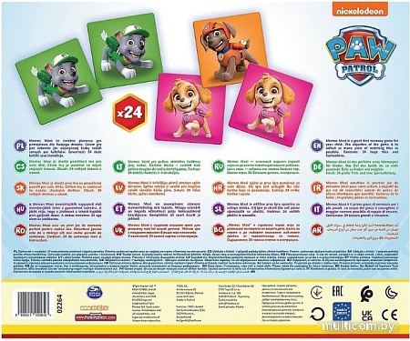 Развивающая игра Trefl Мой первый мем. Щенячий патруль 02264 (24 эл)