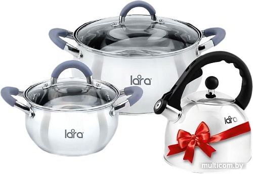 Набор кастрюль Lara LR02-103 Bell