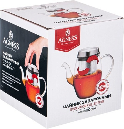 Заварочный чайник Agness 884-046