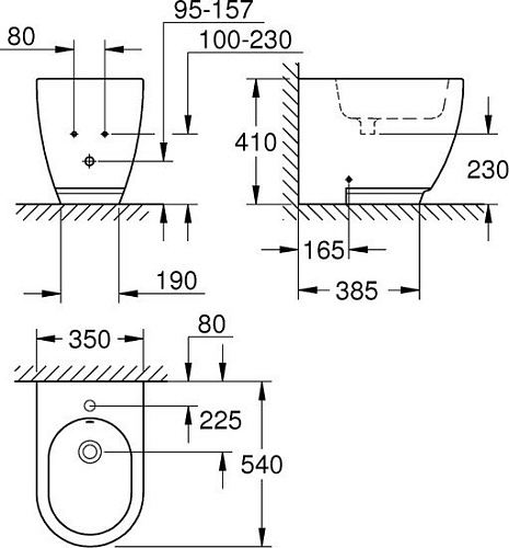 Биде Grohe Essence 3957500H