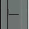 Душевой уголок Grossman Pragma 90x90x195 302.K33.03.9090.21.10 (черный матовый/тонированное стекло)