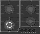 Варочная панель ZorG HAG63 FDW black