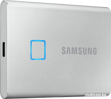 Внешний накопитель Samsung T7 Touch 1TB (серебристый)