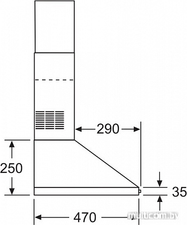 Кухонная вытяжка Bosch DWP64CC50R