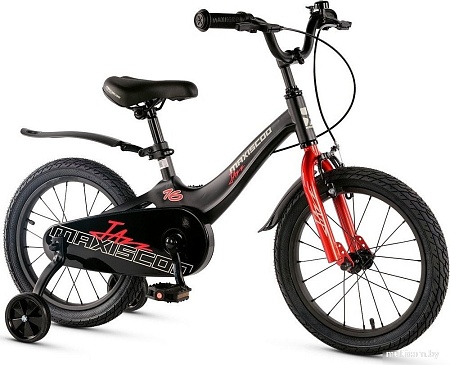 Детский велосипед Maxiscoo Jazz Стандарт Плюс 16 2025 MSC-J1645 (обсидиан, разобранный)