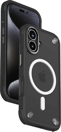 Чехол для телефона Momax CaseForm Air MagSafe для iPhone 16 MUAP24SD (черный)
