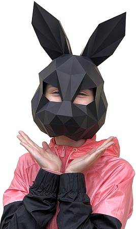 PaperCraft PAPERRAZ Маска Заяц (черный)