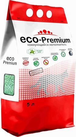 Наполнитель для туалета Eco-Premium с ароматом алоэ 5 л