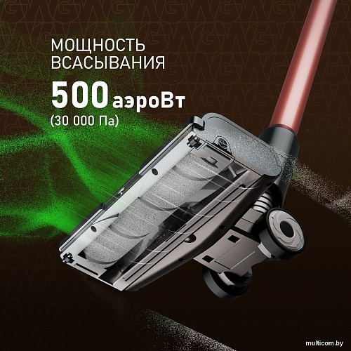 Пылесос Weissgauff V12 BLDC 500 Ora Rosa Turbo