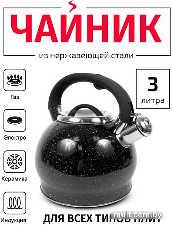 Чайник со свистком TimA WTK232BD